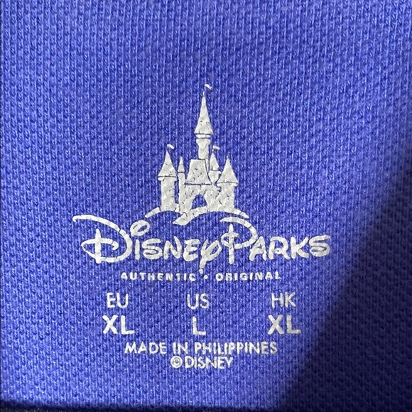 Disney Parks Mickey Mouse Polo Shirt Men’s Size L Purple Embroidered Classic Fit - Picture 3 of 6